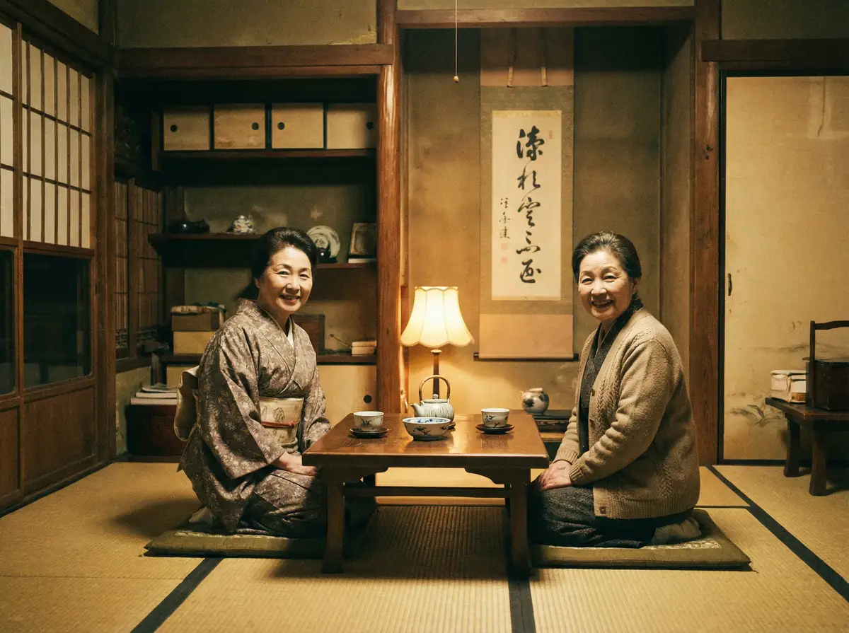 两位优雅的 花臂夫夫-最新作品|高清视频|花臂夫夫官网 在日式茶室中品茶交谈